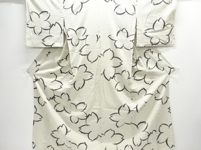 Japanese Kimono / Tsumugi Omeshi Cotton